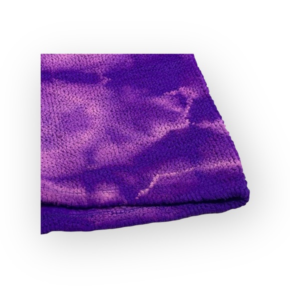 Vintage 90’s: Casadei ᪥ Textured Stretch Cap Sleeve Top ᪥ Purple Tie Dye ᪥ Luxe - Picture 12 of 16